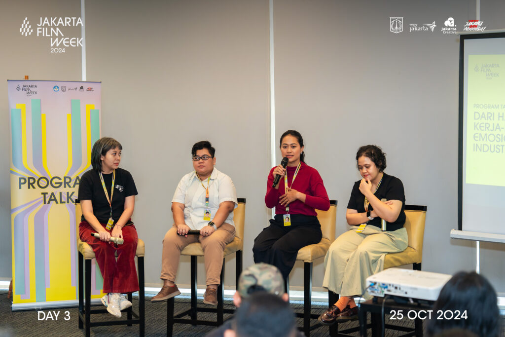 Program Talk: Menghadapi Tantangan Emosional di dalam Dinamika Pekerjaan Industri Film